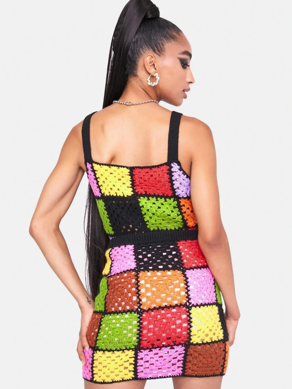The Ragged Priest Patchwork Colorblock Crochet Set - Picture 2 of 10